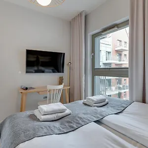Lägenhet Grano - Pool, Sauna, & Parking By Downtown, Gdańsk
